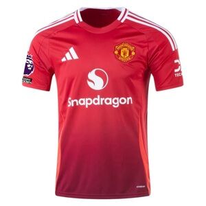 Adidas Rasmus Højlund 11 Home Jersey MUFC Red Large New With Tags